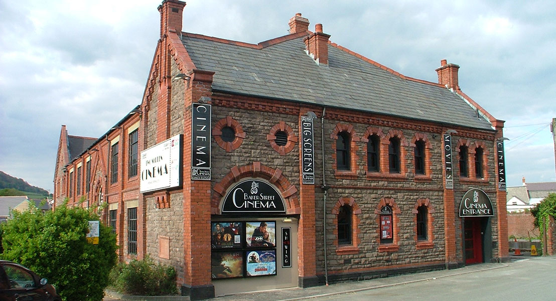 The exterior of the Baker Street cinema in Abergavenny
